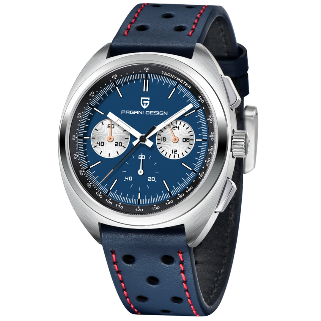 PAGANI DESIGN PD1782 Men's Quartz Watches Chronograph Stainless Steel 40mm Sports Wrist Watch for Men