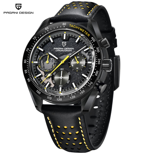 PAGANI DESIGN  PD 1779Men's Quartz Watches New Release full Stainless Steel Waterproof Sports Chronograph Wrist Watch for Men