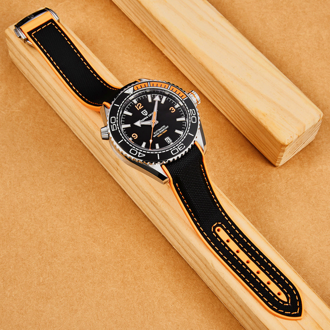 PAGANI DESIGN PD1679 Men's Automatic Watches 42MM Ceramic Bezel 100m Waterproof Top Brand Sports Wrist Watch Sapphire Glass NH35 Movt