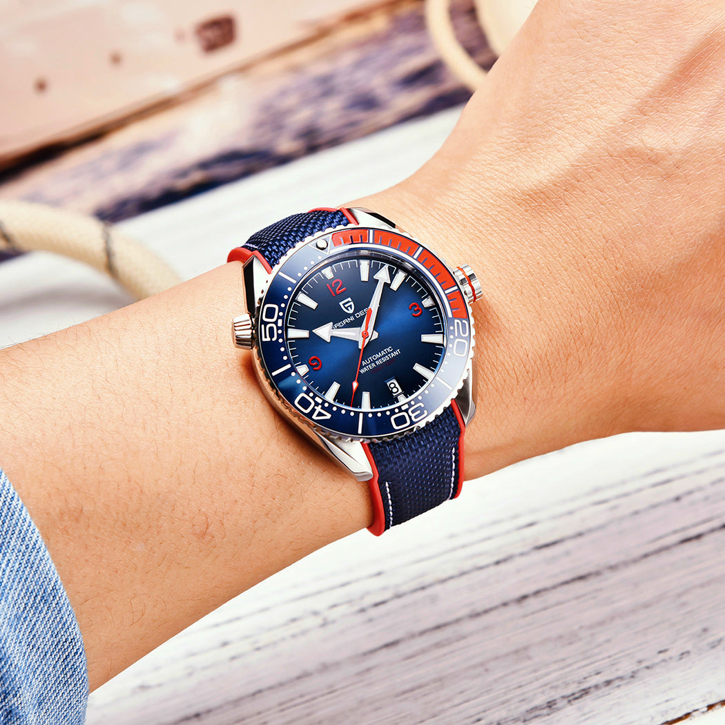 PAGANI DESIGN PD1679 Men's Automatic Watches 42MM Ceramic Bezel 100m Waterproof Top Brand Sports Wrist Watch Sapphire Glass NH35 Movt