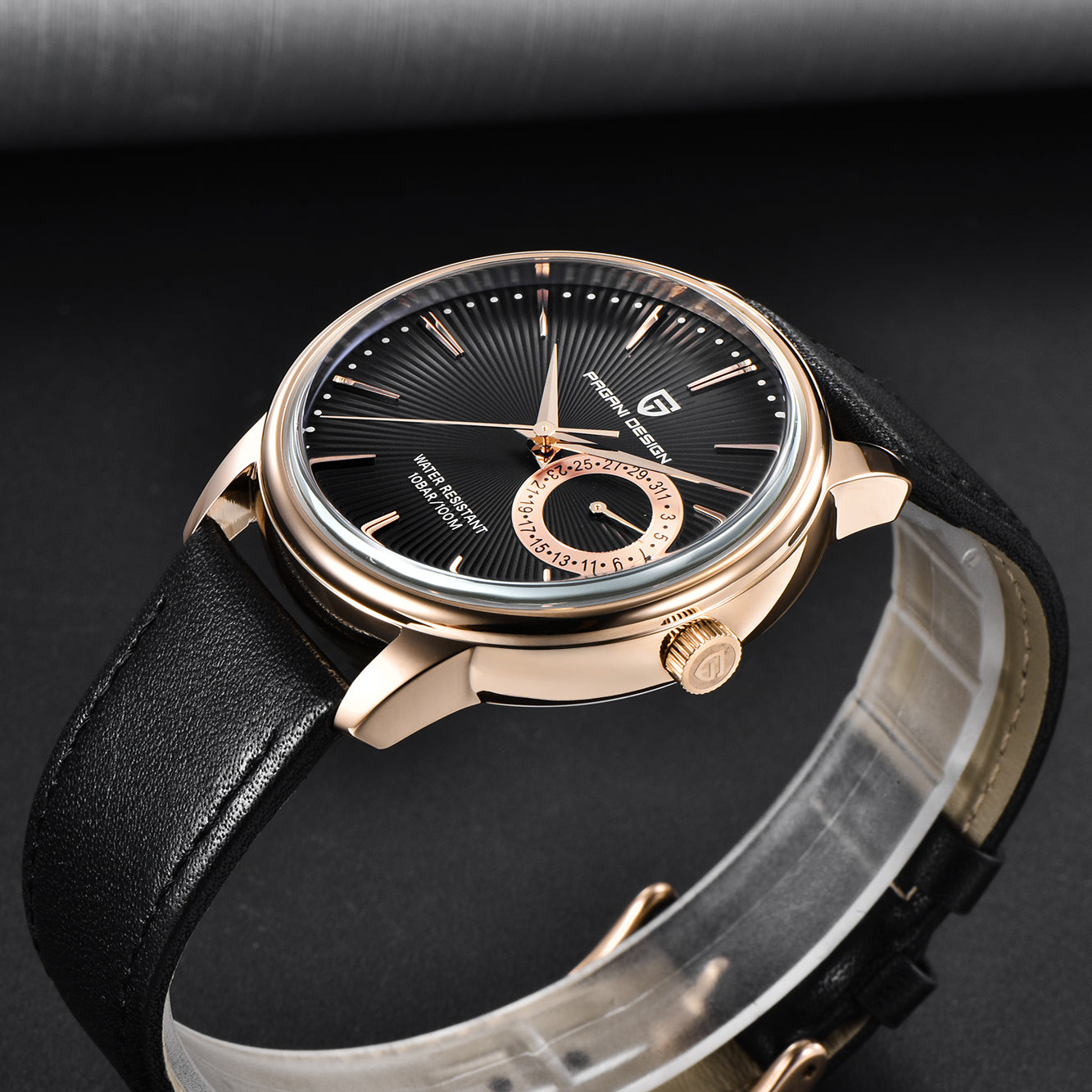 PAGANI DESIGN PD1654 Seiko VH65 Quartz Movement 40MM Sports Watch New Sapphire Glass Watch Men