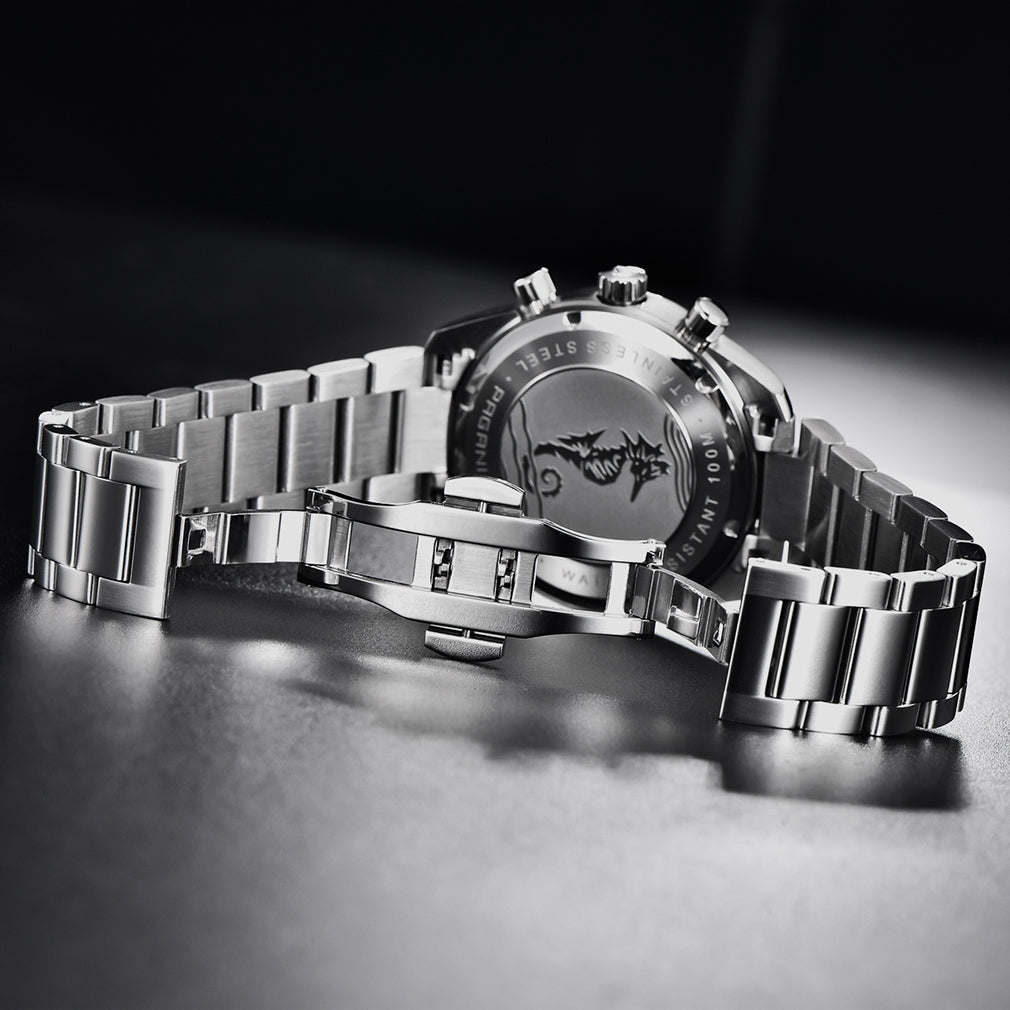PAGANI DESIGN PD 1712 New Chronograph Men's Watches 40mm Classic Quartz Watch Sapphire 100m Waterproof Sports Business Wrist Watch for Men
